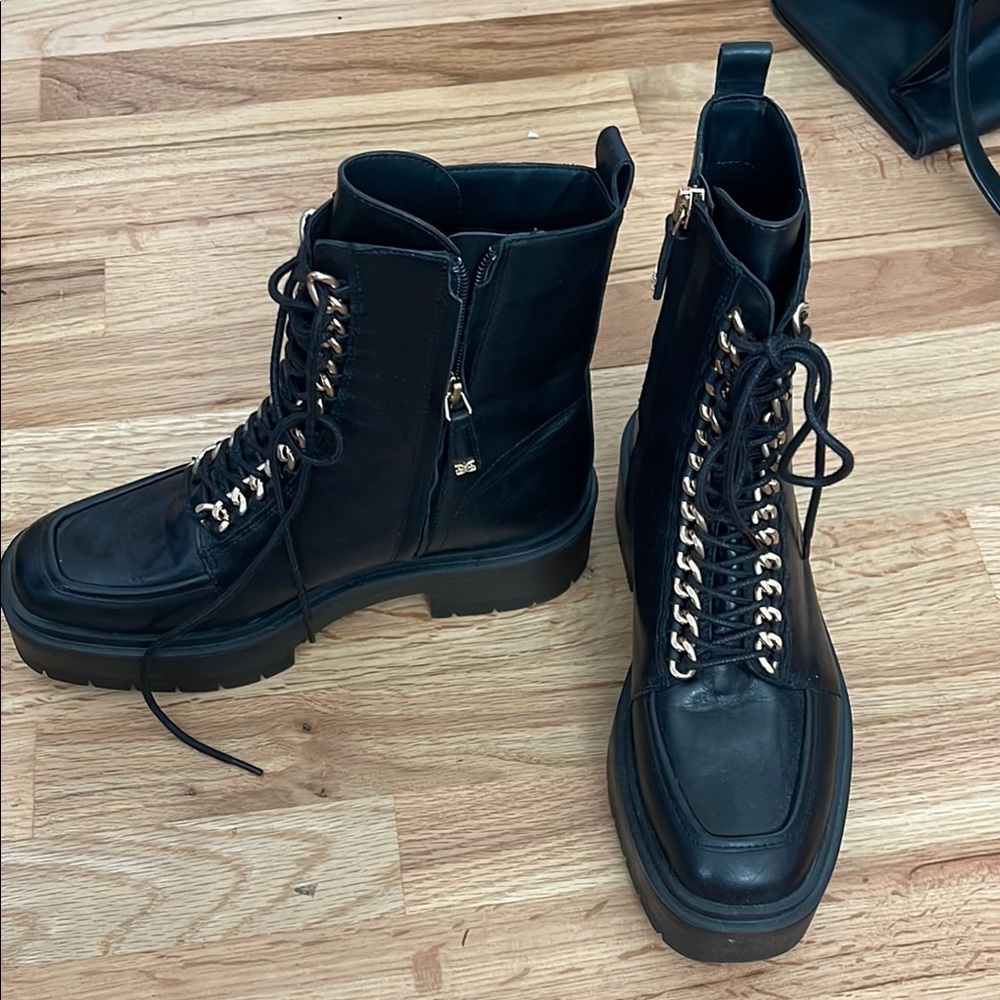 Chunky Lace-Up Boots